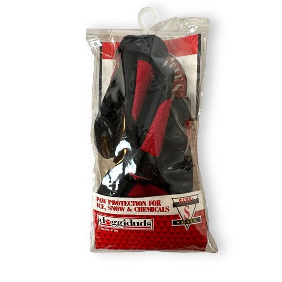 Doggiduds Dog Paw Booties Protection for Ice Snow Chemicals Set of 4 NEW Size S - Picture 1 of 6